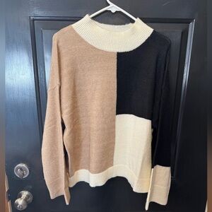 Blu Pepper - Color Block Sweater